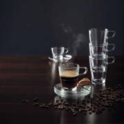 thumbnail: Leonardo Latte Macchiato Glazen Senso - Stapelbaar - 350 ml - 6 stuks