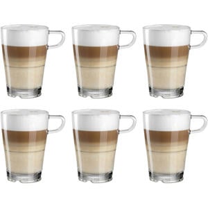 Latte Macchiato Glazen Senso - Stapelbaar - 350 ml - 6 stuks