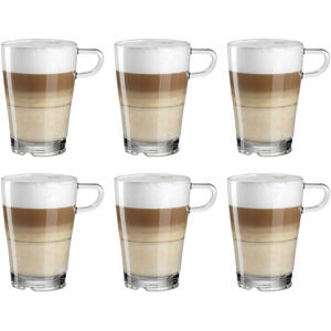 Latte Macchiato Glazen Senso - Stapelbaar - 350 ml - 6 stuks