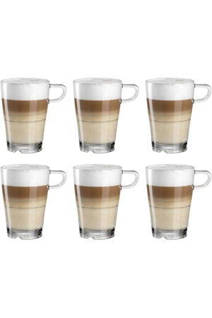 Latte Macchiato Glazen Senso - Stapelbaar - 350 ml - 6 stuks