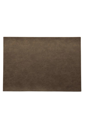 Placemat - Vegan Leather - Nougat - 46 x 33 cm