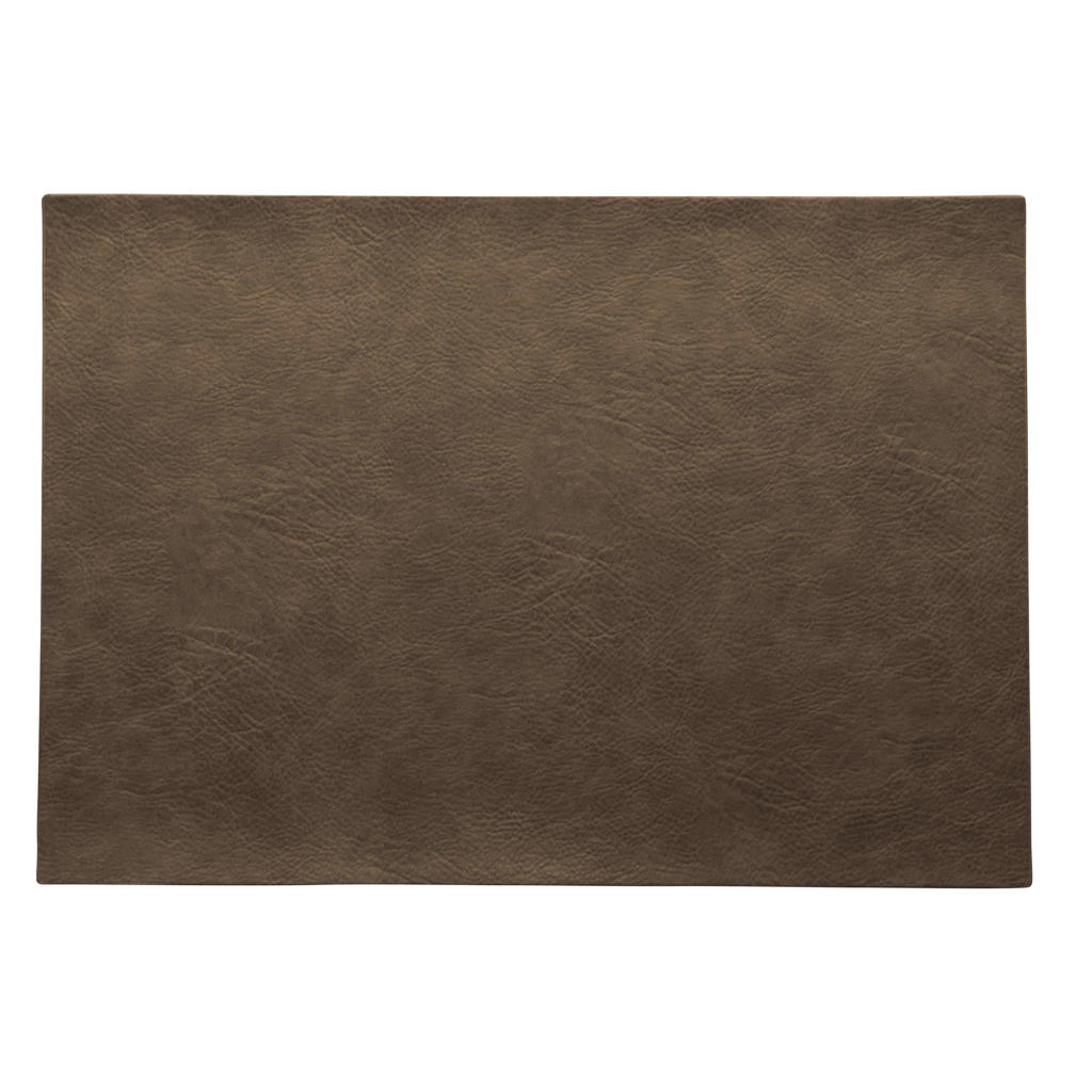 ASA Selection Placemat - Vegan Leather - Nougat - 46 x 33 cm