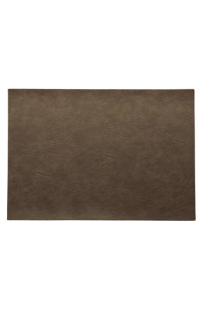 Placemat - Vegan Leather - Nougat - 46 x 33 cm