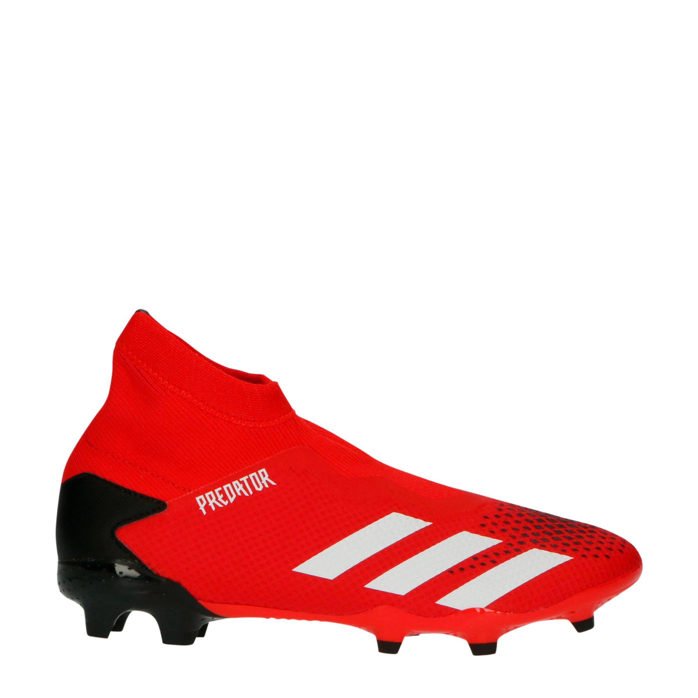 Adidas Performance Predator 3 Ll Fg Voetbalschoenen Rood Wit Wehkamp