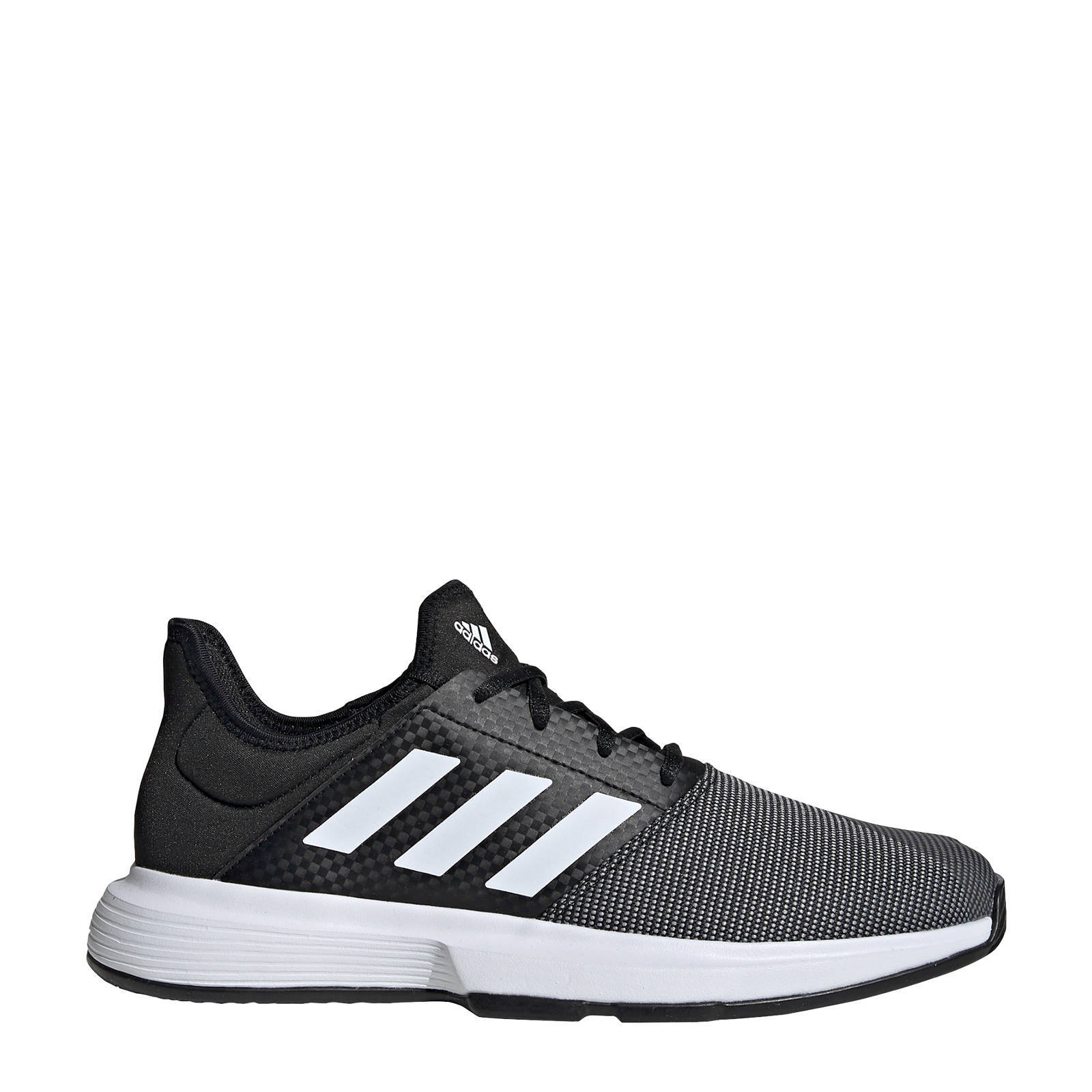 Adidas Performance GameCourt tennisschoenen zwart/wit - Schoenen.nl