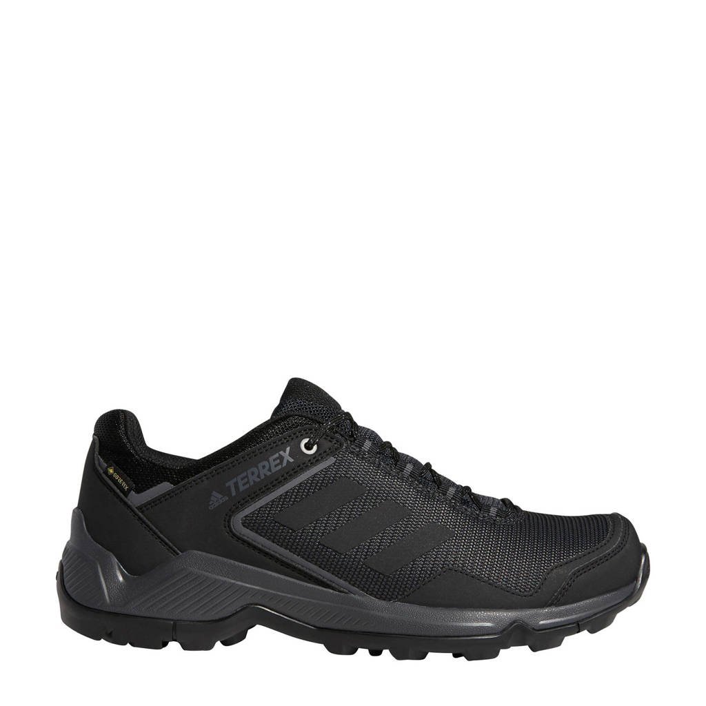 Antraciet en zwarte heren adidas Performance Terrex Eastrail Gore-Tex wandelschoenen van mesh met veters