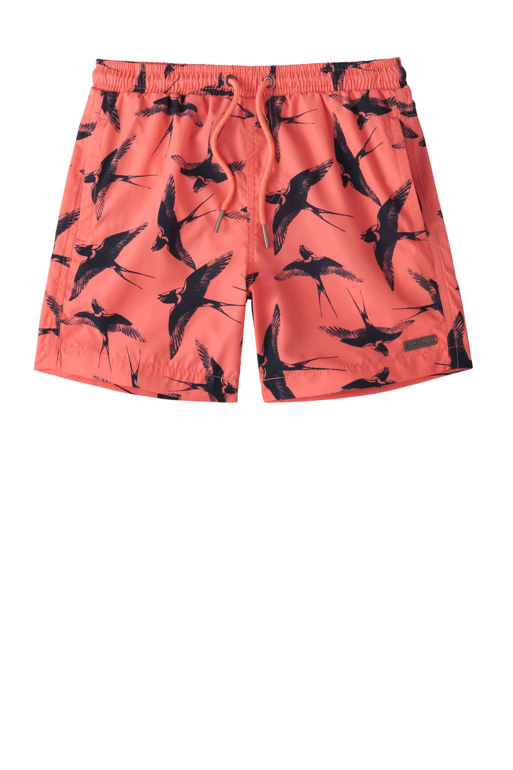 Beachlife strandshort met all over print brique/zwart, Brique/zwart