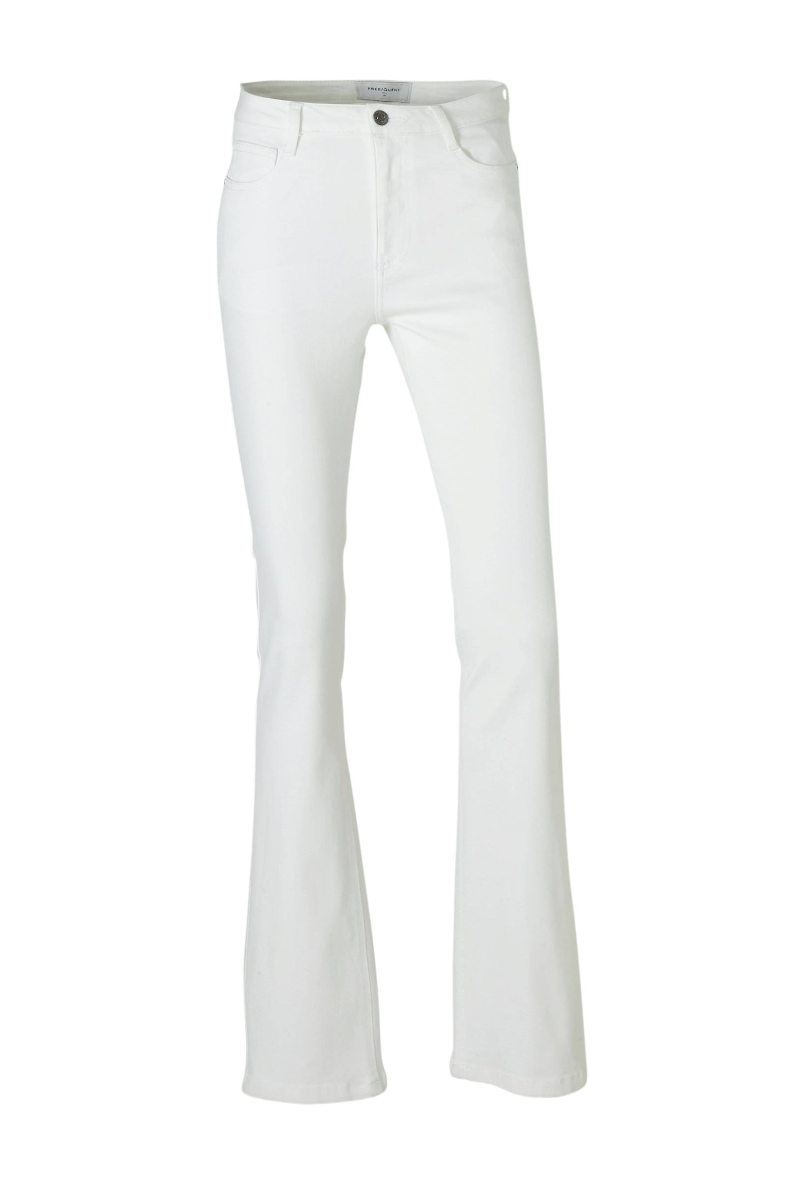 witte flared jeans