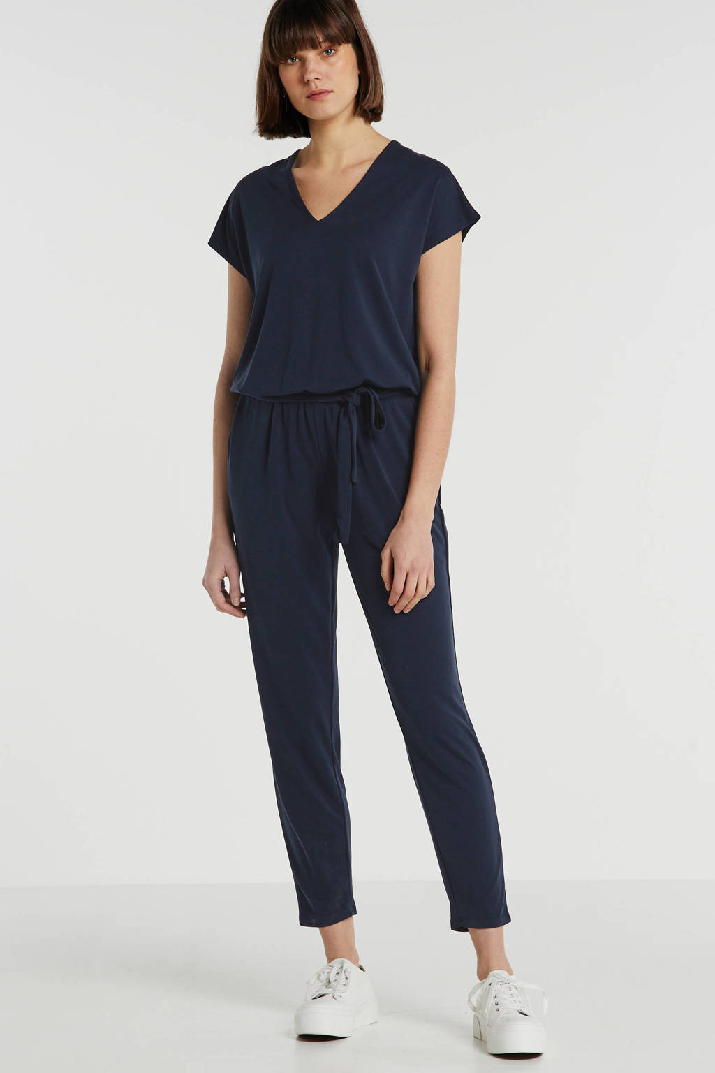 FREEQUENT jumpsuit donkerblauw wehkamp