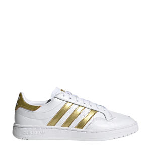 Team Court sneakers wit/goud