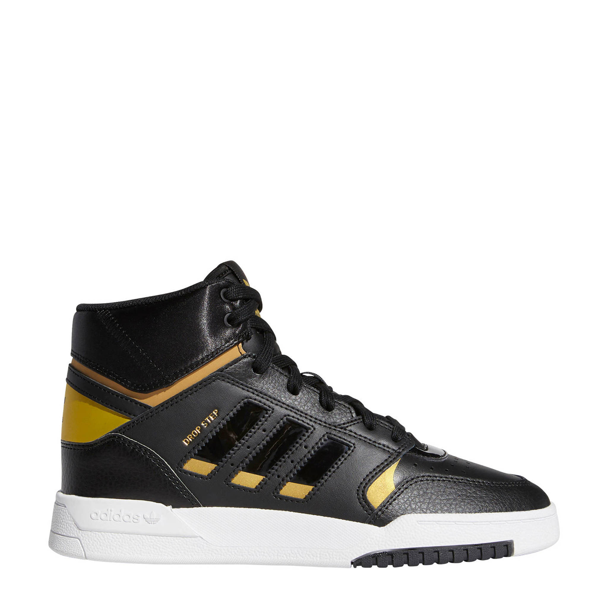 Goede adidas Originals Drop Step leren sneakers zwart/goud metallic AQ-41