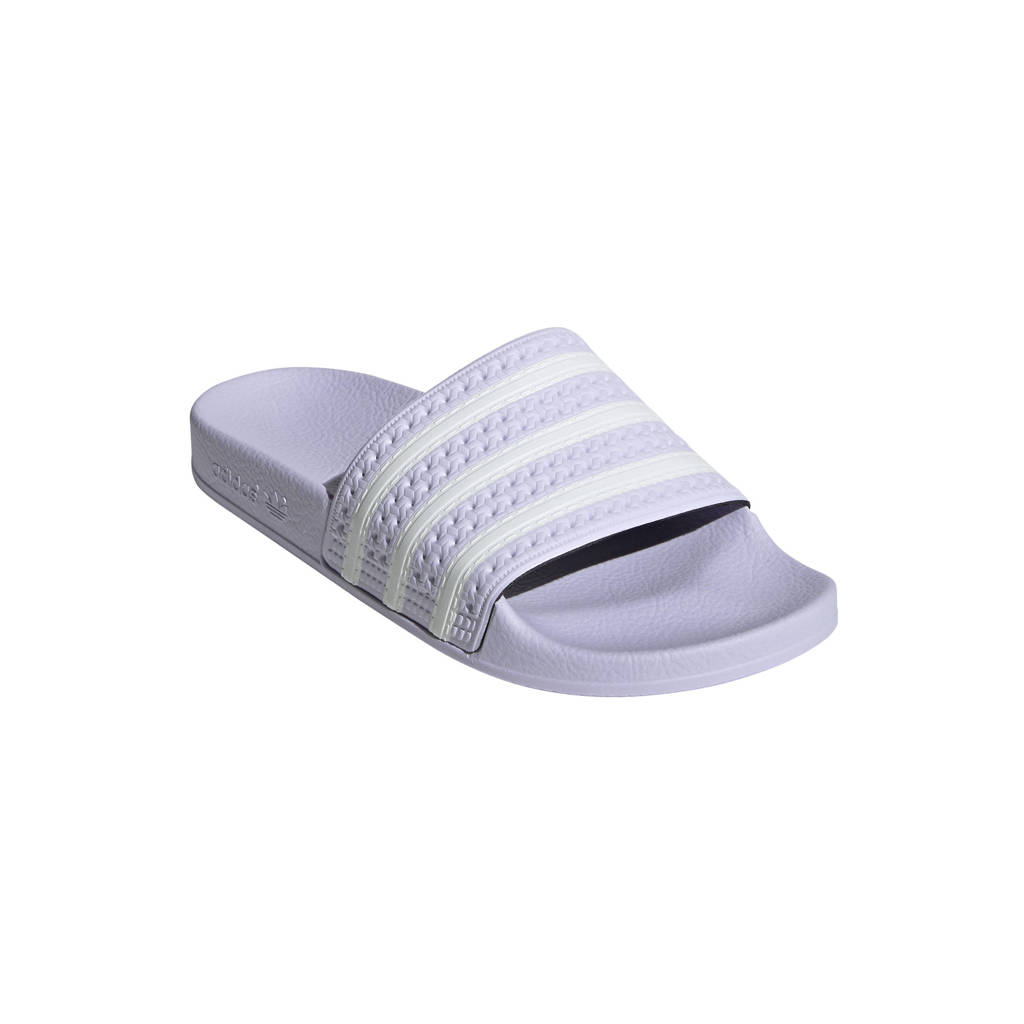  adidas  Originals Adilette  slippers  lila wit wehkamp