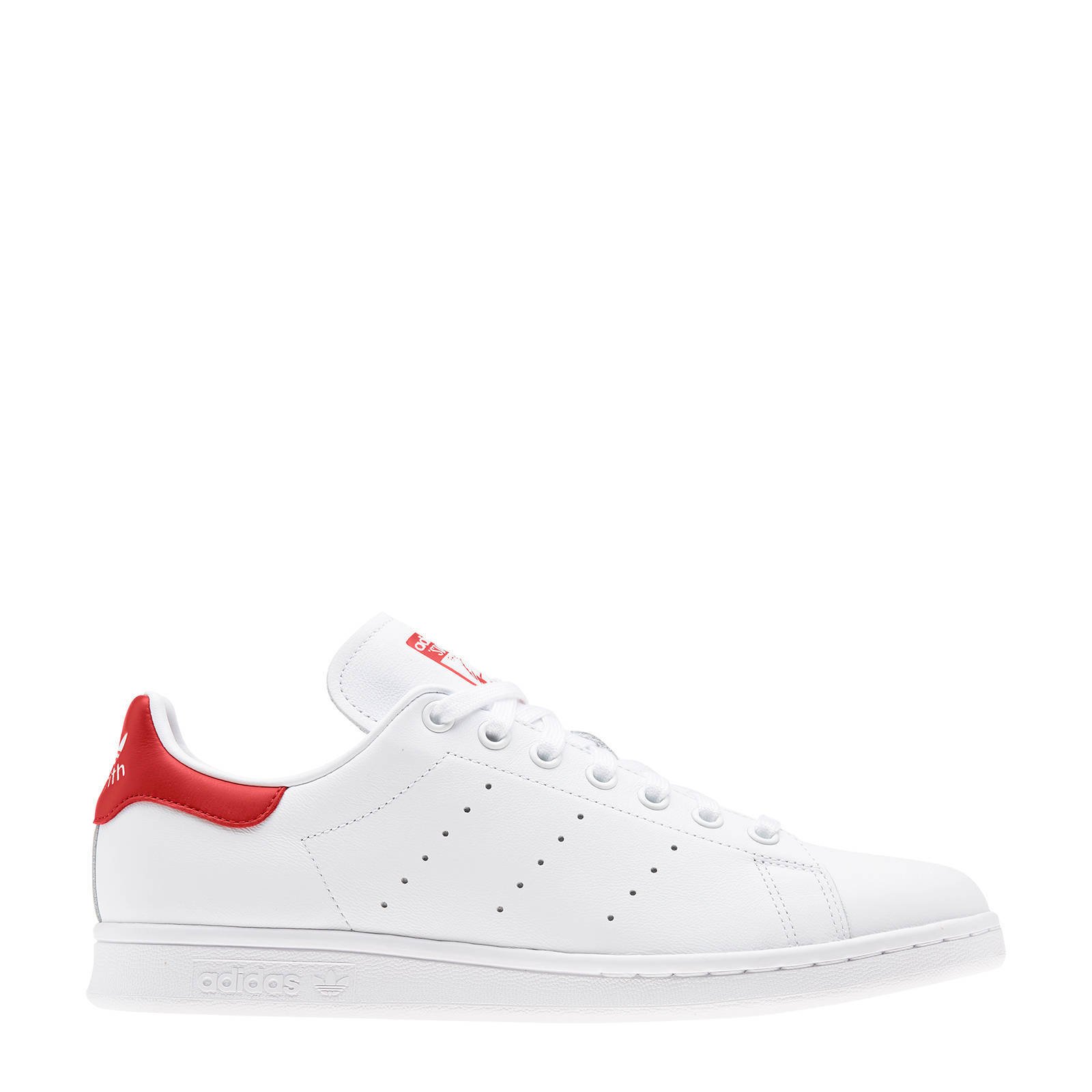adidas Originals Stan Smith sneakers wit/rood | wehkamp