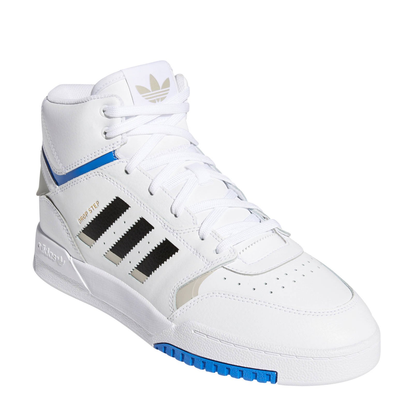 adidas Originals Drop Step leren sneakers grijsblauwwit adidas Originals Drop Step leren sneakers grijsblauwwit