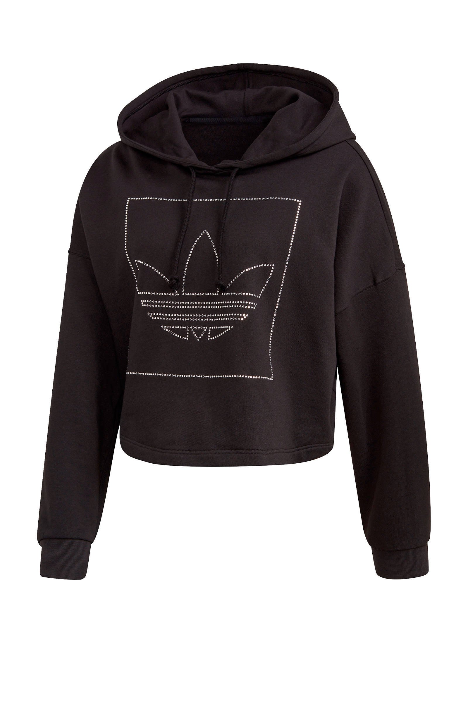 adidas Originals cropped hoodie zwart | wehkamp adidas Originals cropped hoodie oranje | wehkamp