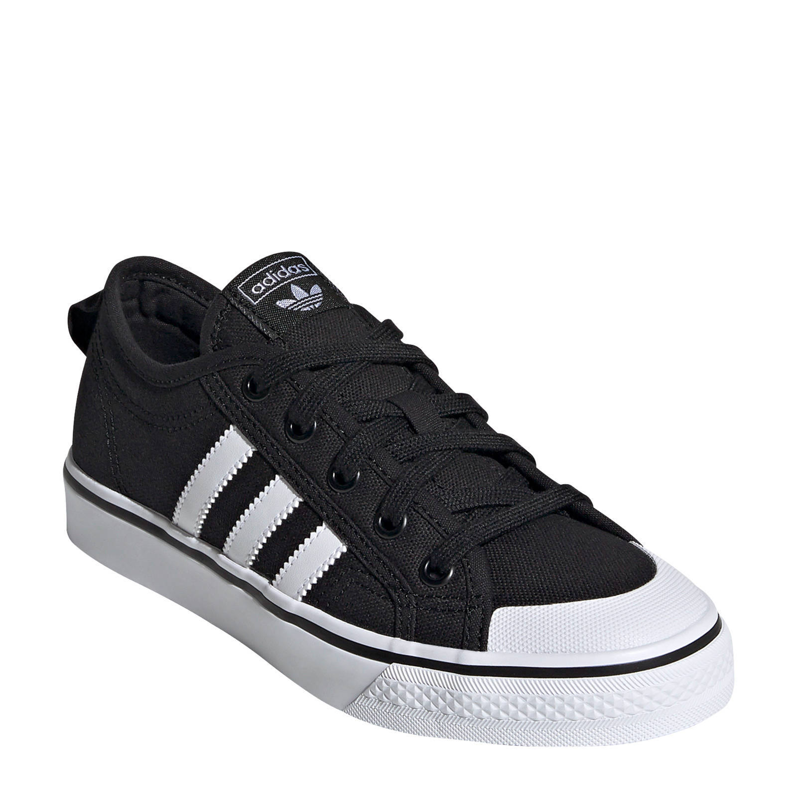 zwart witte adidas sneakers