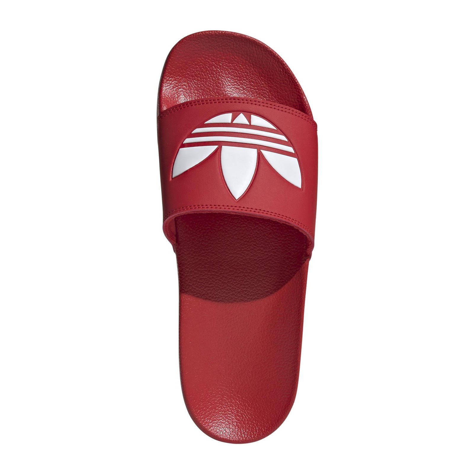 adidas slippers rood wit