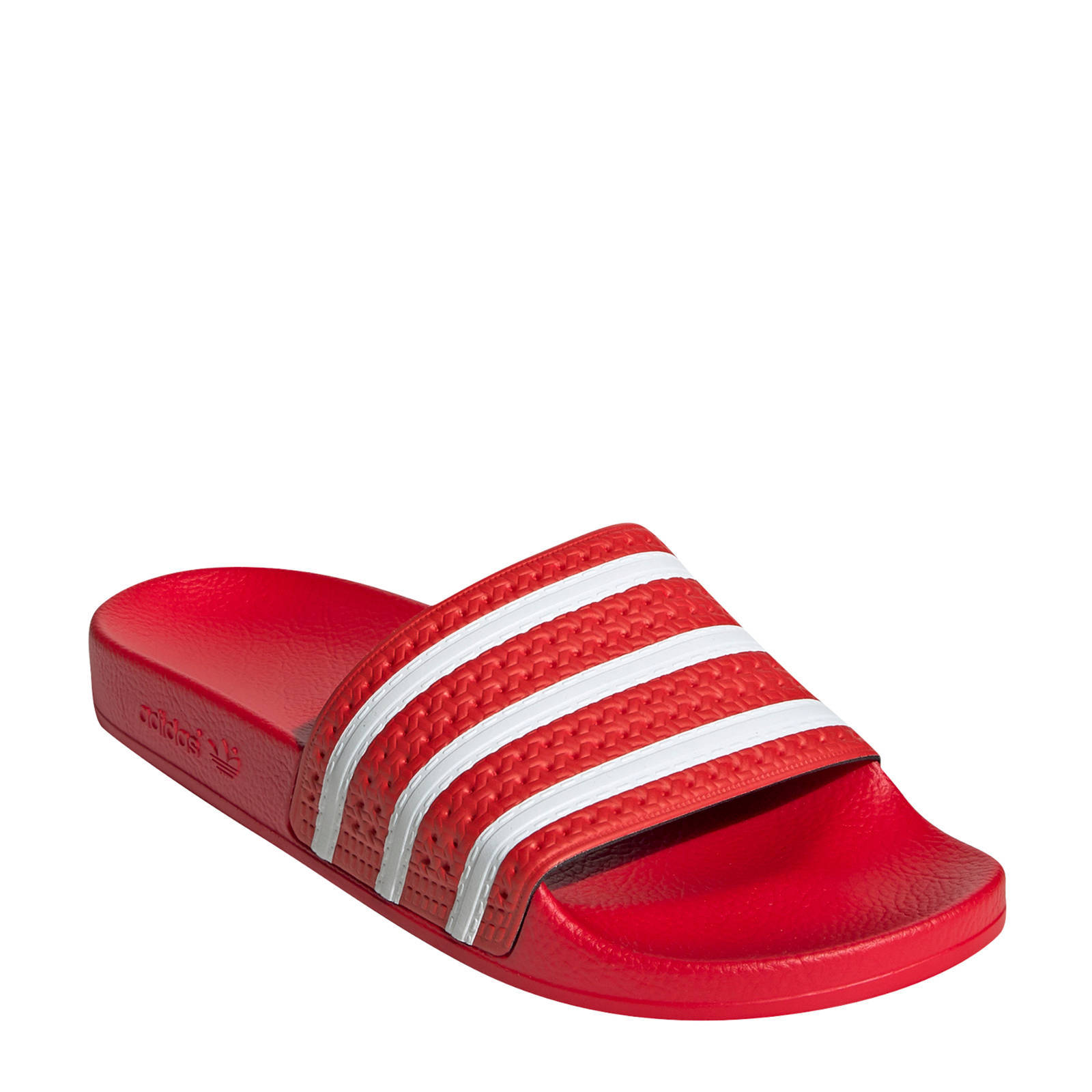 adidas slippers rood roze