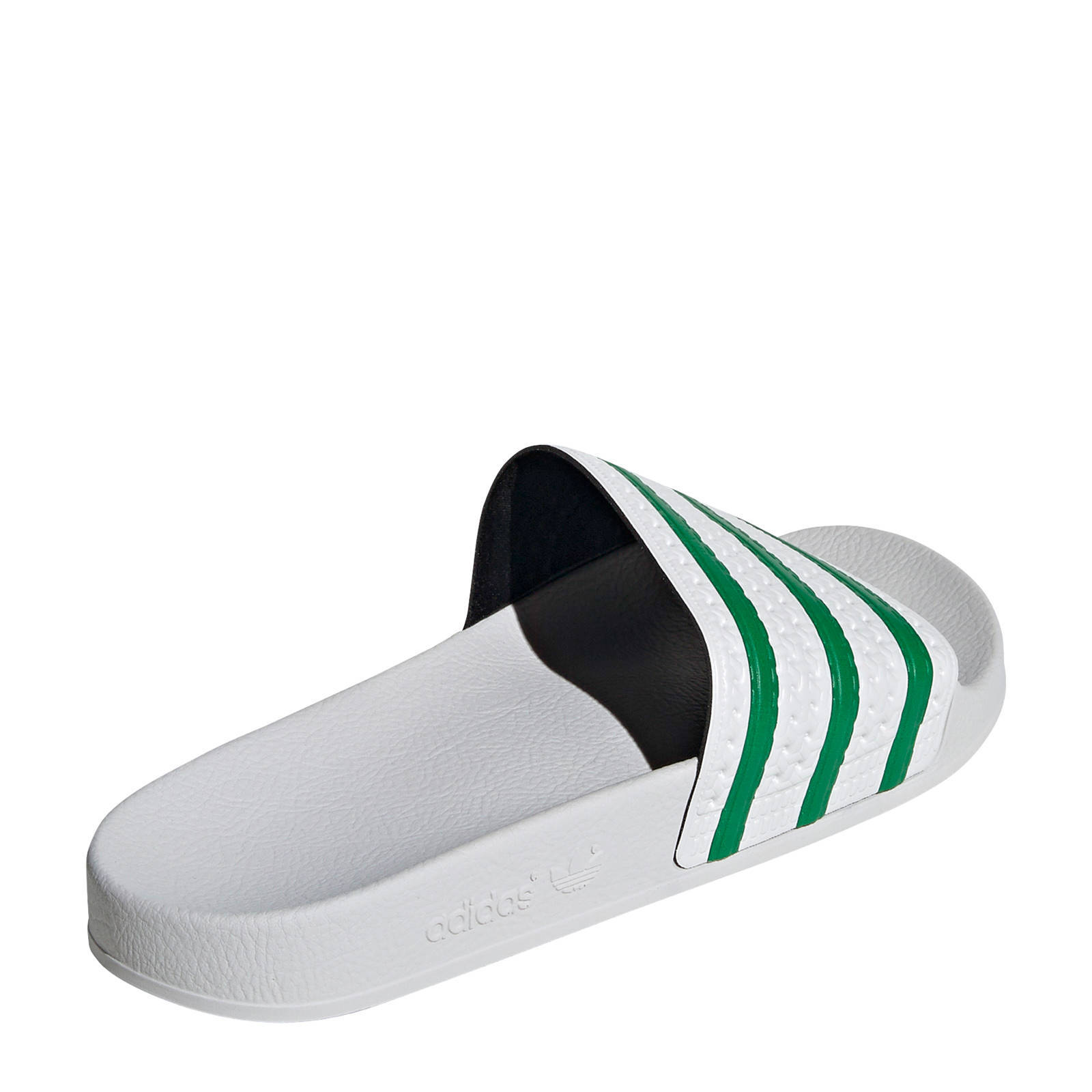 adidas slippers wit groen