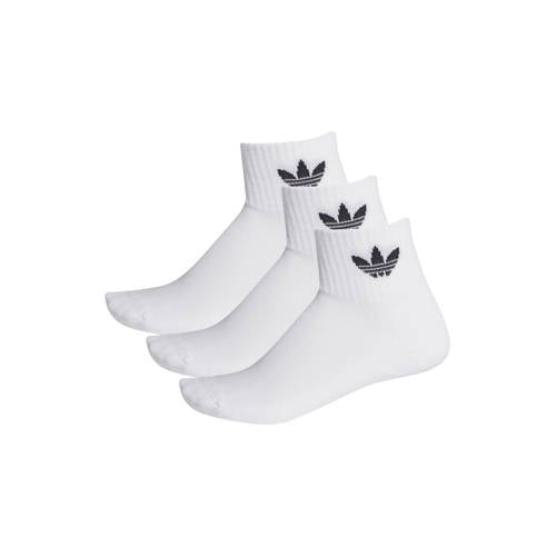 adidas Originals Adicolor sokken set van 3 wit/zwart afbeelding
