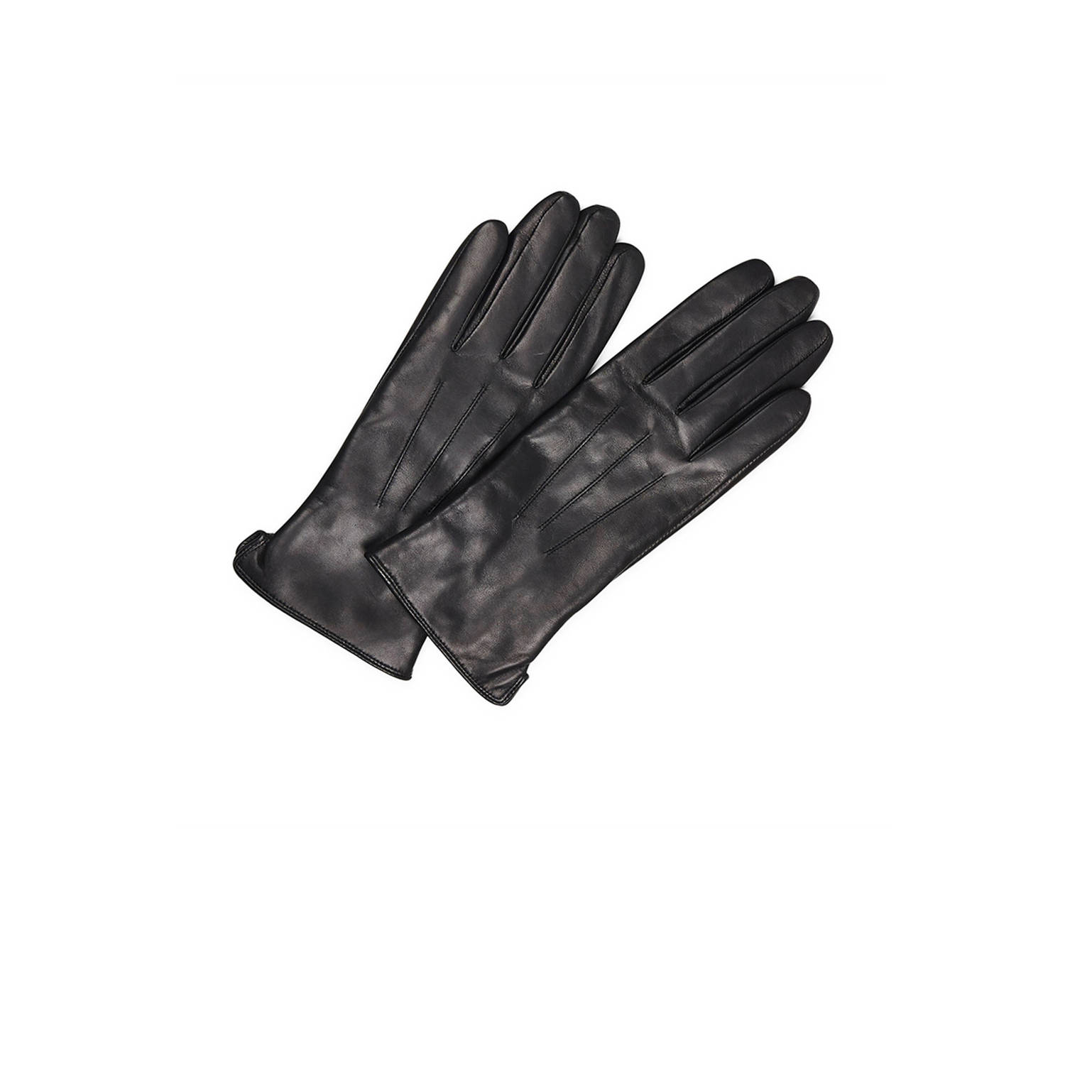 Markberg leren handschoenen zwart