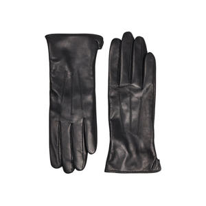 leren handschoenen zwart
