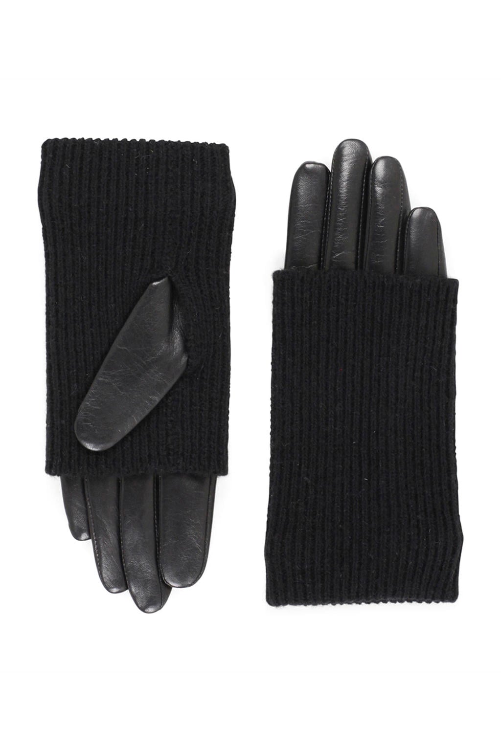 Markberg leren handschoenen Helly zwart