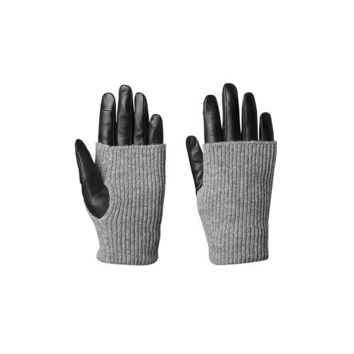 Markberg leren handschoenen Helly zwart/grijs afbeelding