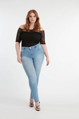 slim fit jeans lichtblauw