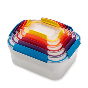 5028420810813 Vershoudbakjes Nest Lock - Kunststof 5-Delig