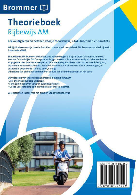 ANWB Rijopleiding: Theorieboek Rijbewijs AM | Wehkamp