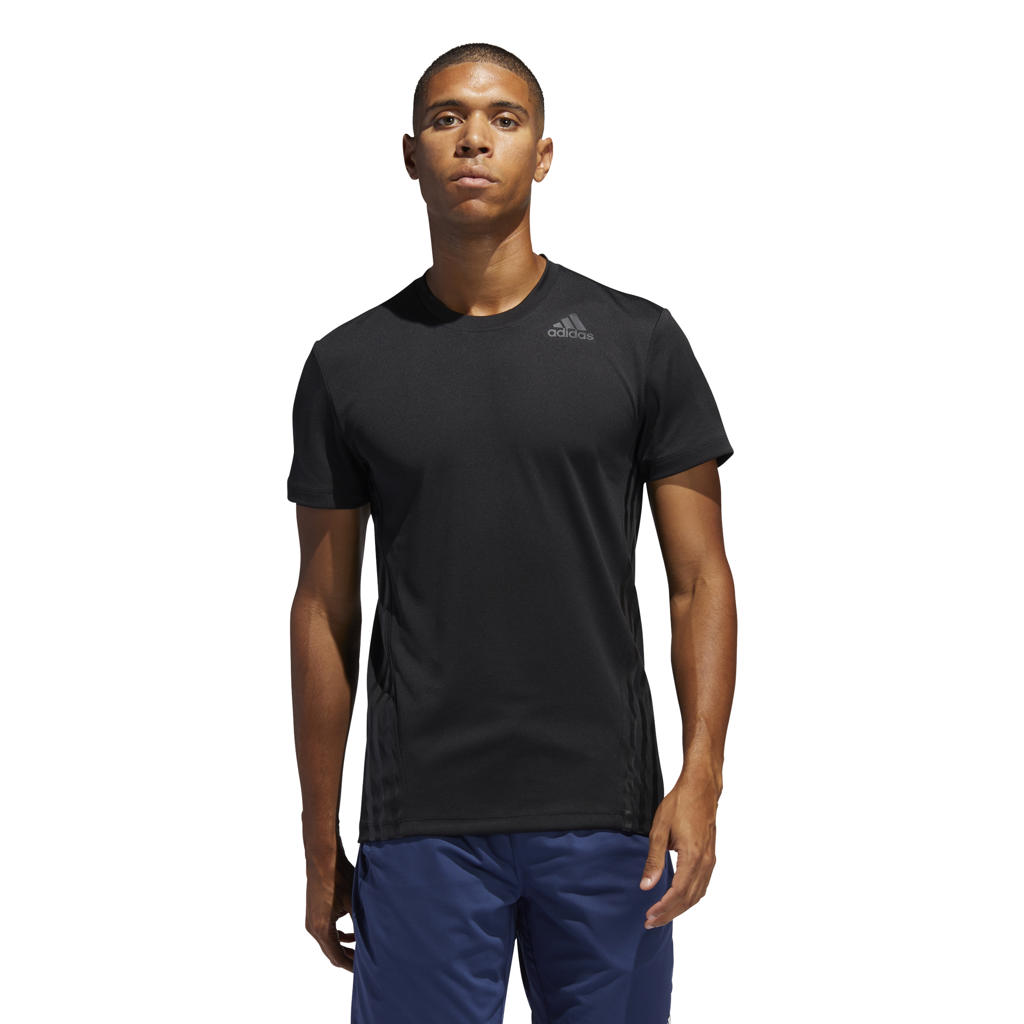 adidas Performance sport T-shirt zwart