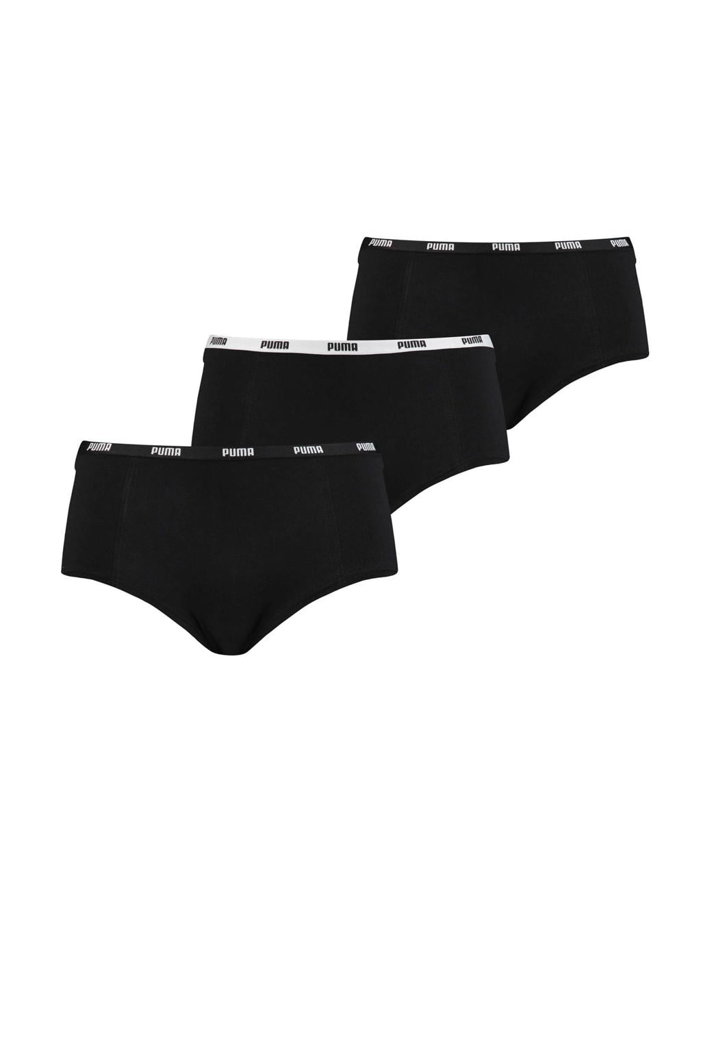 Puma boxershort (set van 3) zwart
