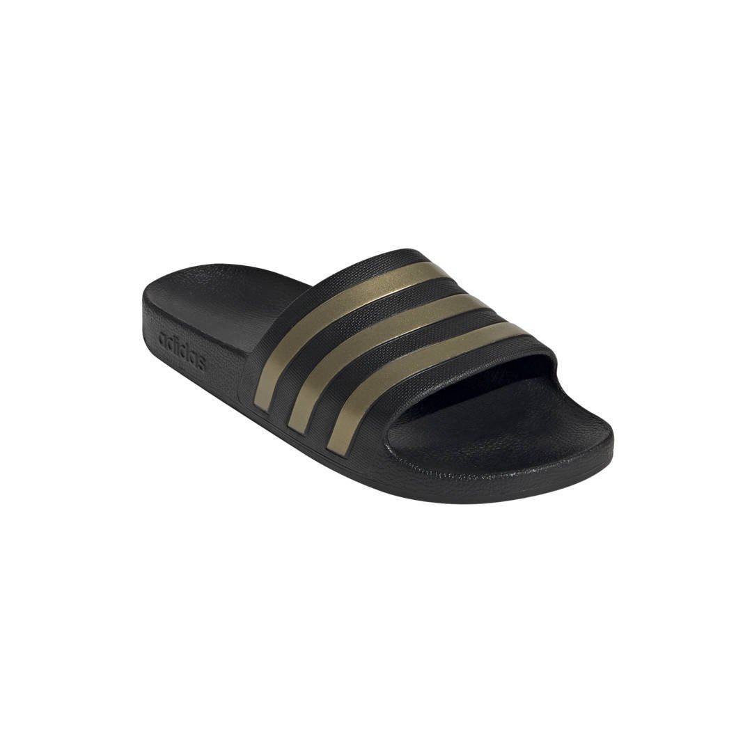 adidas Performance Adilette Aqua slippers zwart/geel | wehkamp