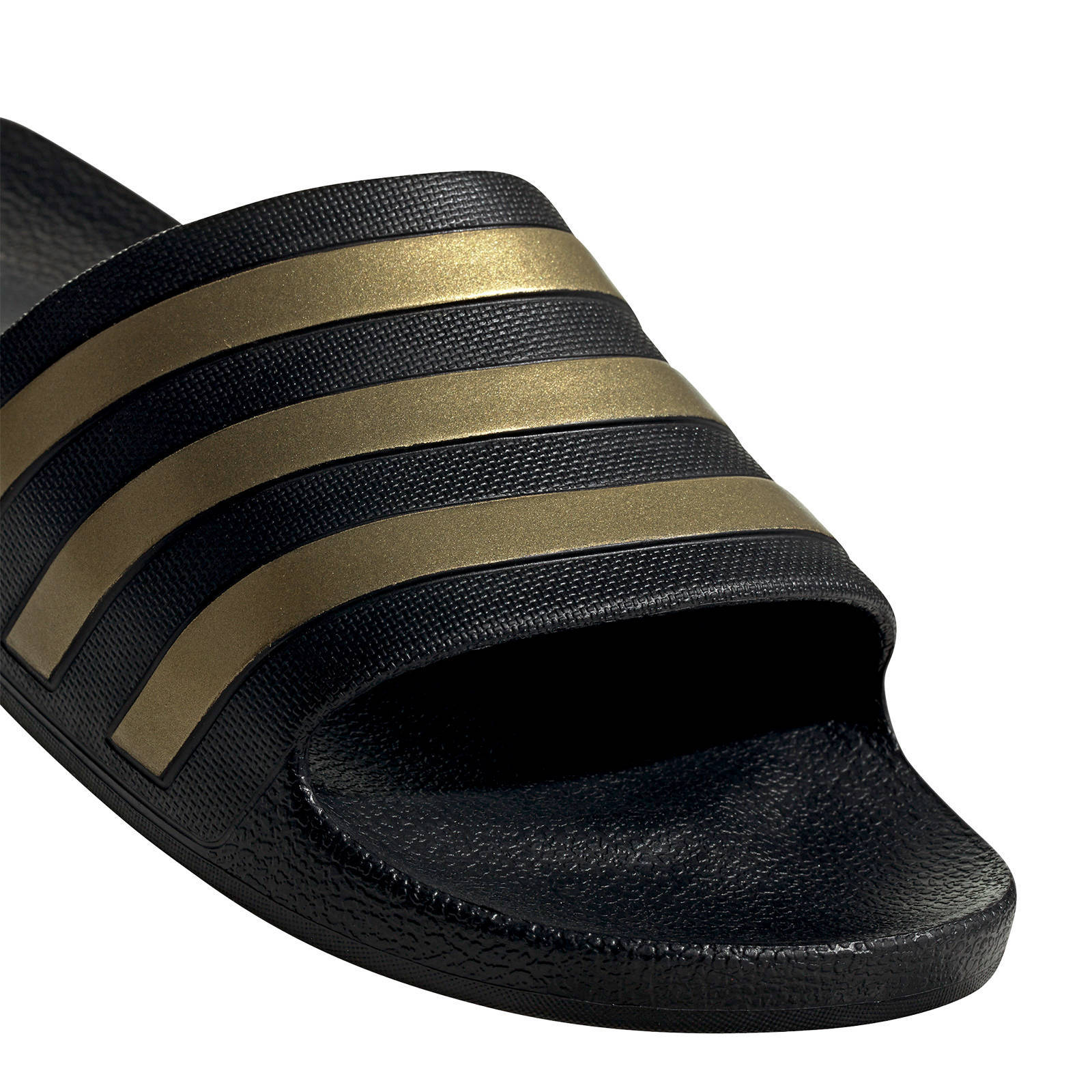 adidas Performance Adilette Aqua slippers zwart/geel | wehkamp