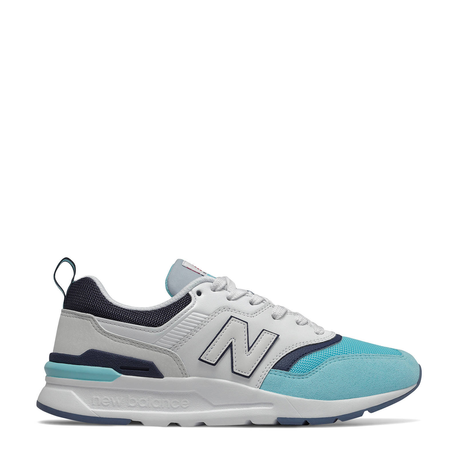 new balance 997 white aqua