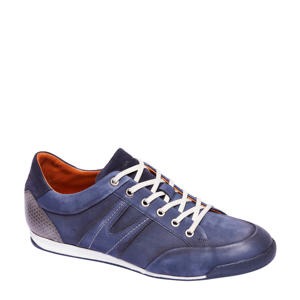 leren sneakers blauw