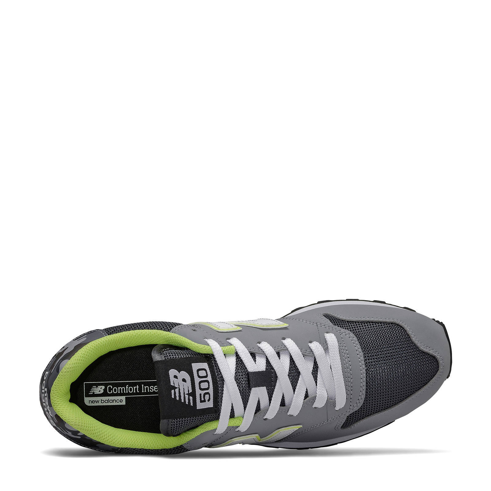 New Balance 500 sneakers grijs/zwart/geel | wehkamp New Balance 500 sneakers grijs/zwart/geel | wehkamp