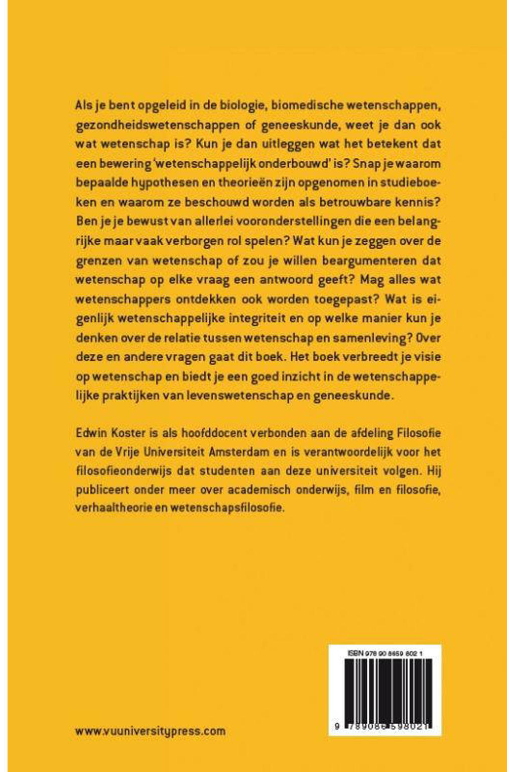 Edwin Koster Wat is wetenschap? wehkamp Edwin Koster Wat is wetenschap? wehkamp