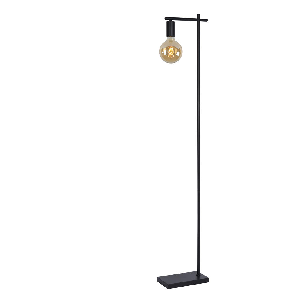 Lucide LEANNE - Vloerlamp - 1xE27 - Zwart