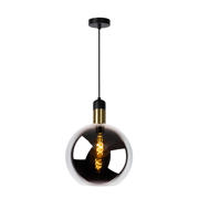 thumbnail: Lucide JULIUS - Hanglamp - Ø 28 cm - 1xE27 - Fumé