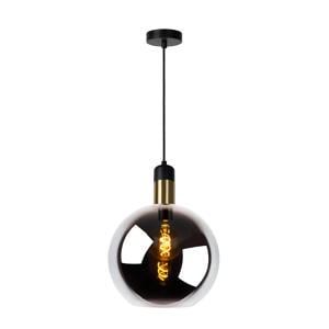 JULIUS - Hanglamp - Ø 28 cm - 1xE27 - Fumé