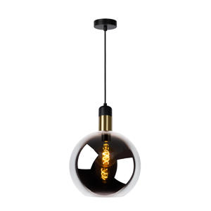 JULIUS - Hanglamp - Ø 28 cm - 1xE27 - Fumé