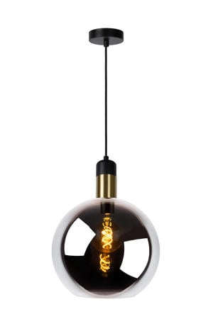 JULIUS - Hanglamp - Ø 28 cm - 1xE27 - Fumé