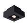 Lucide XIRAX - Plafondspot - LED Dim to warm - GU10 - 1x5W 2200K/3000K - Zwart