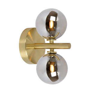 TYCHO - Wandlamp - 2xG9 - Mat Goud / Messing 