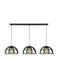 Lucide DIKRA - Hanglamp - Ø 40 cm - 3xE27 - Zwart