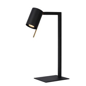 LESLEY - Bureaulamp - 1xGU10 - Zwart