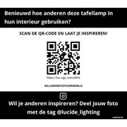thumbnail: Lucide MIRASOL - Tafellamp - Ø 25 cm - 3xG9 - Zwart