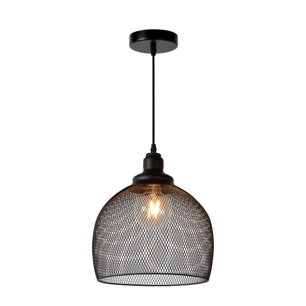 Lucide MESH - Hanglamp - Ø 28 cm - 1xE27 - Zwart
